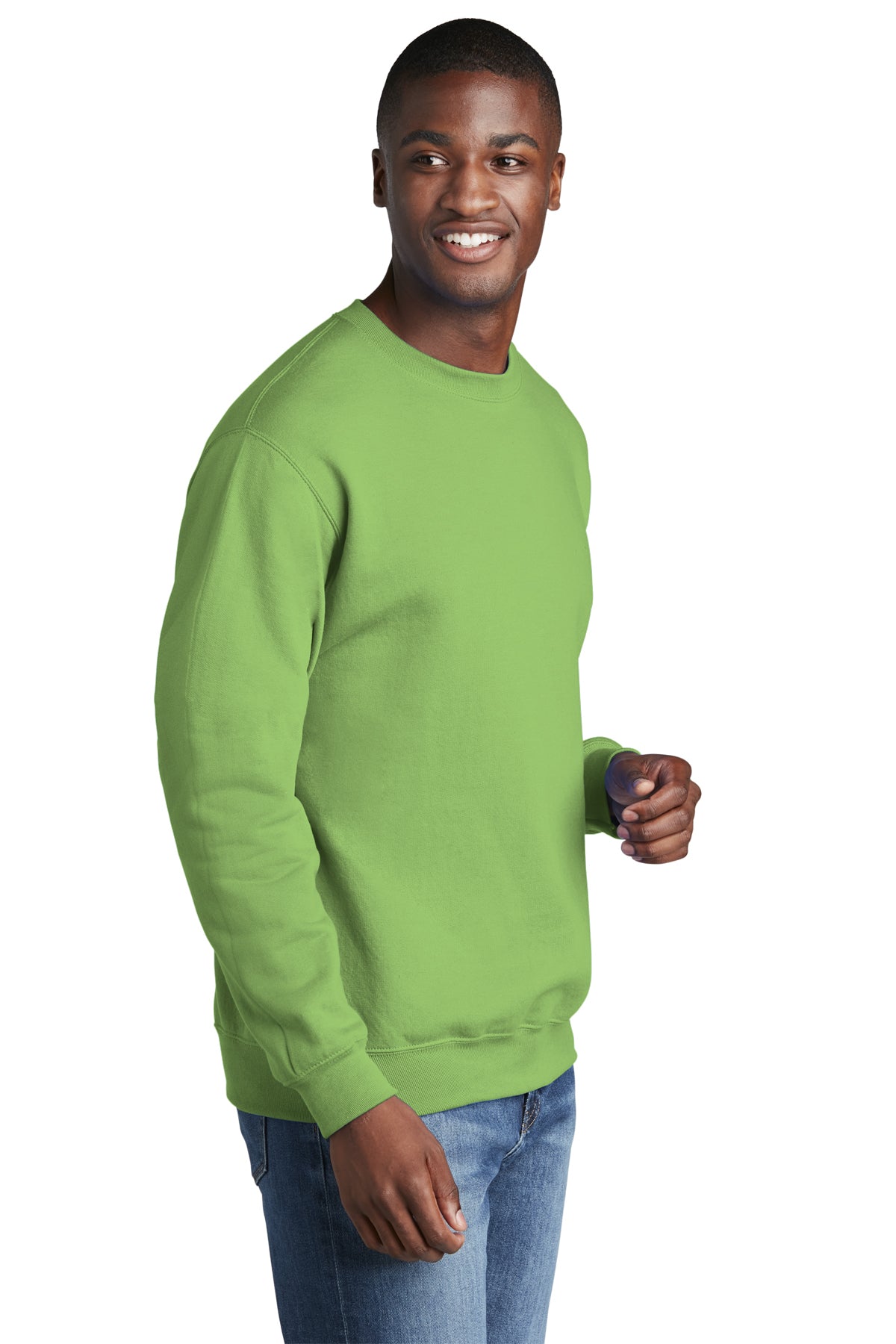 Sudadera con Cuello redondo y Forro Polar Port & Company® PC78