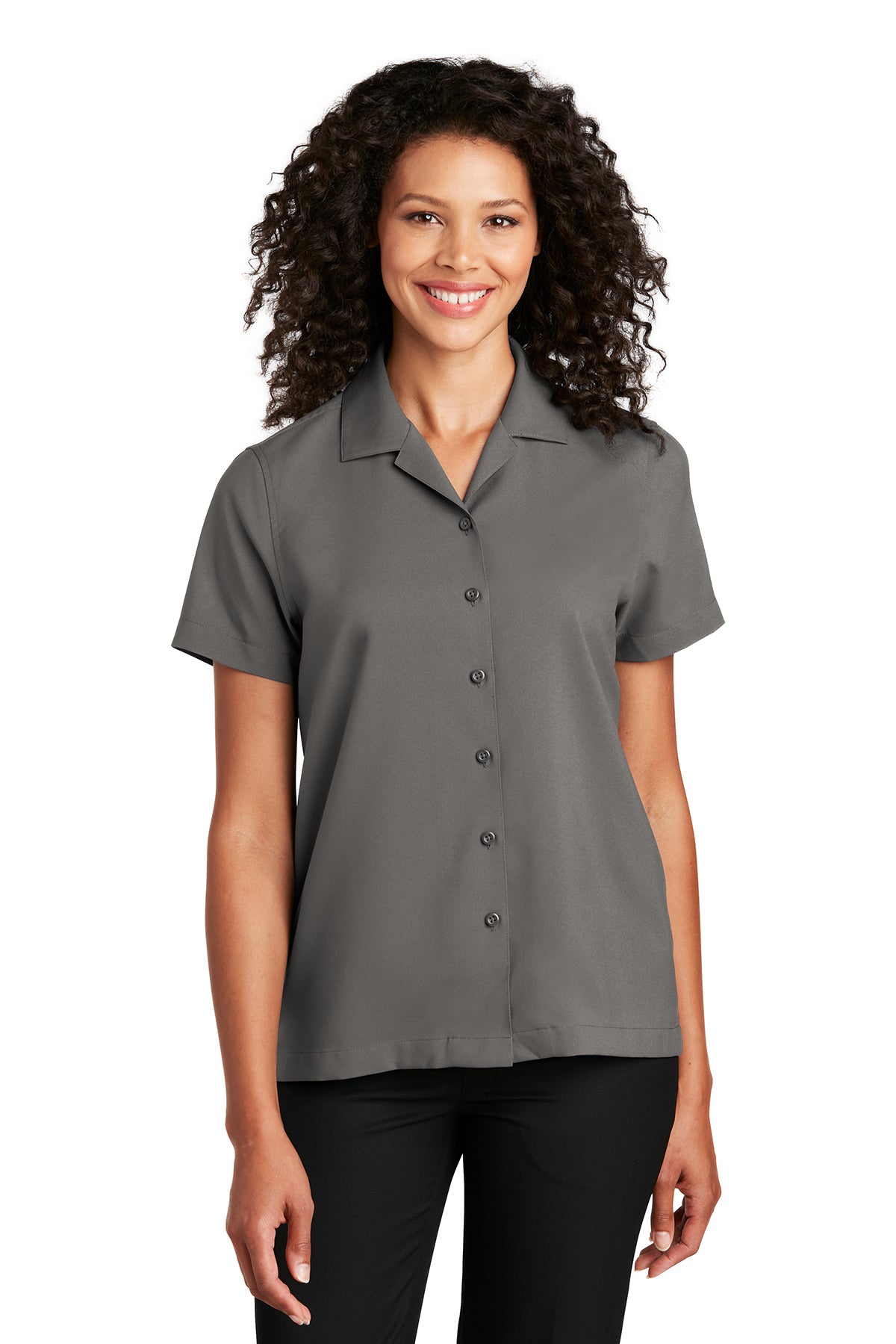 Camisa de Manga Corta para Mujer Port Authority ® LW400