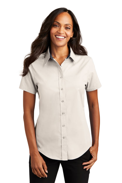 Camisa de Fácil Cuidado Manga Corta para Mujer Port Authority® L508