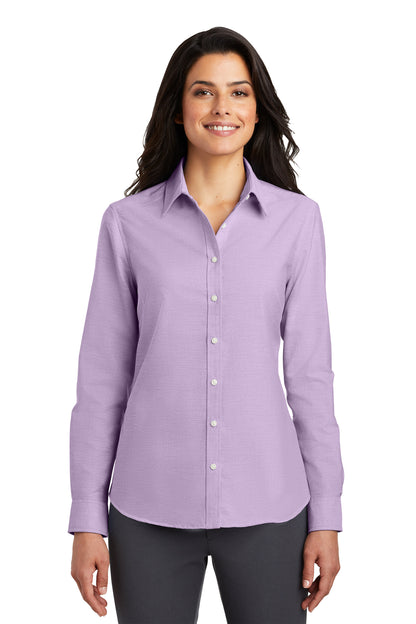 Camisa Oxford SuperPro™ para Mujer de Port Authority® L658