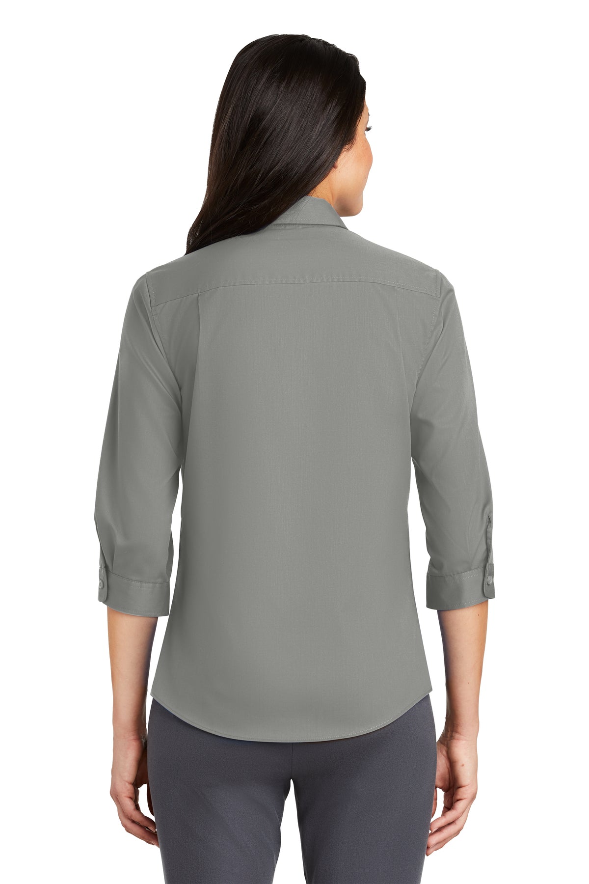 Camisa de Sarga SuperPro™ de manga 3/4 para Mujer Port Authority® L665